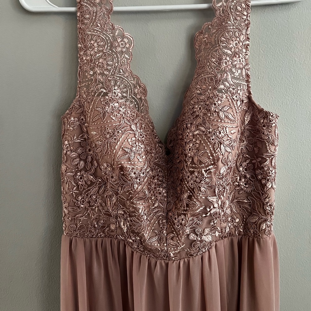 Lulus long Pink Dress in Large